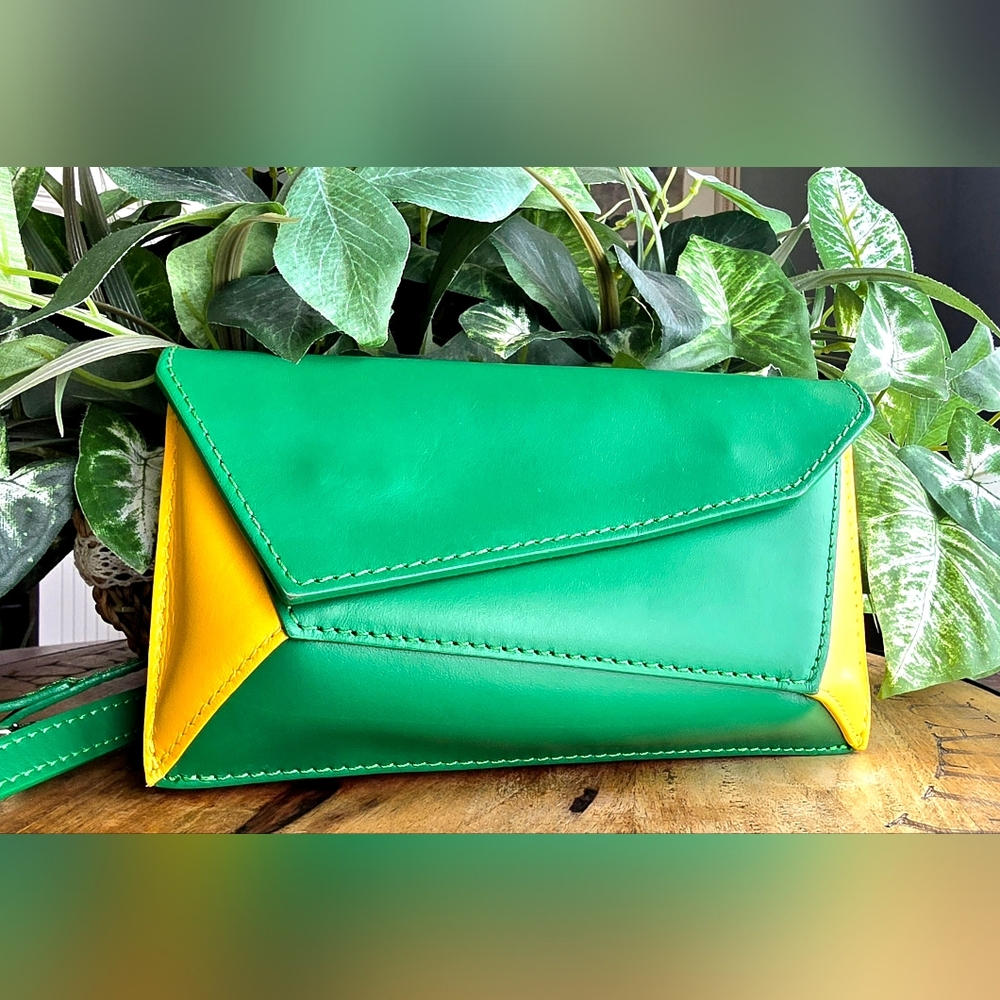 Isadora Italian Leather Puzzle Cross Body Bag